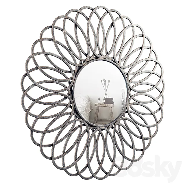 Wall Mirror BRSD5560 3DModel Wall Mirror BRSD5560 3DModel