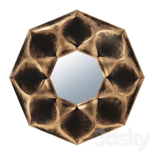 Wall mirror QWERTYRouen 3D Model