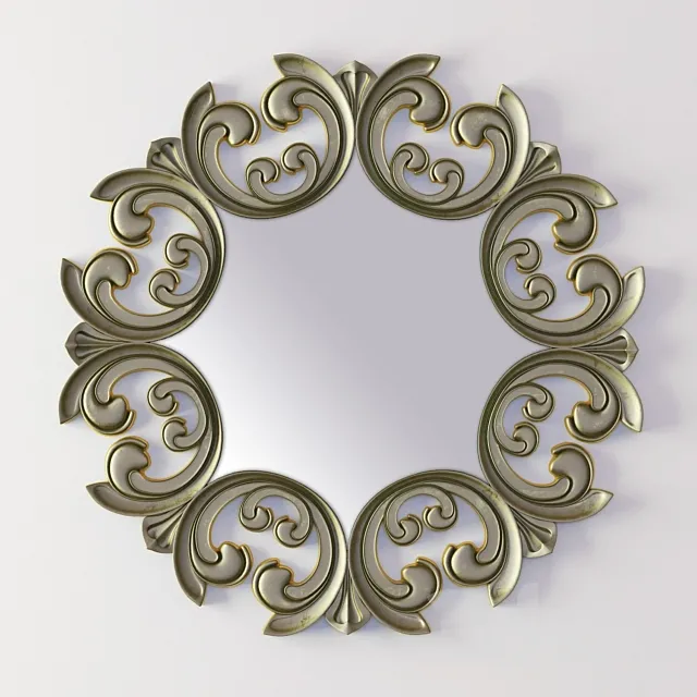 Wall mirror round 3DModel