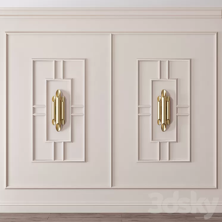Wall molding 3D Model Wall molding 3D Model