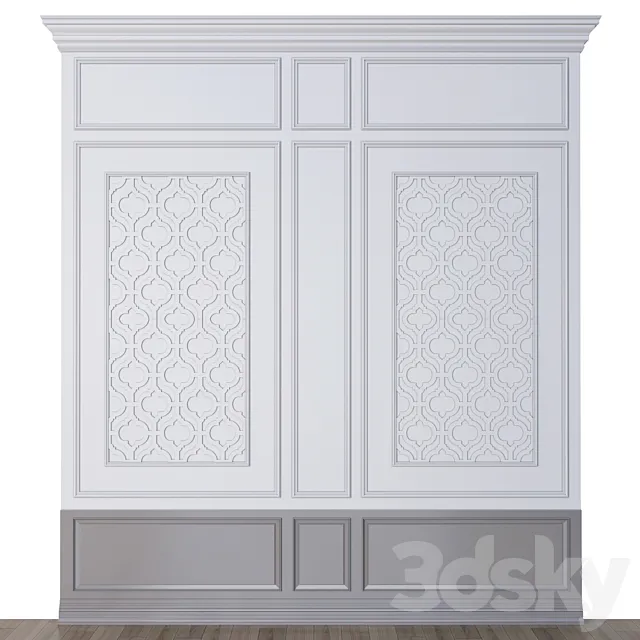 wall molding 3D Model wall molding 3D Model