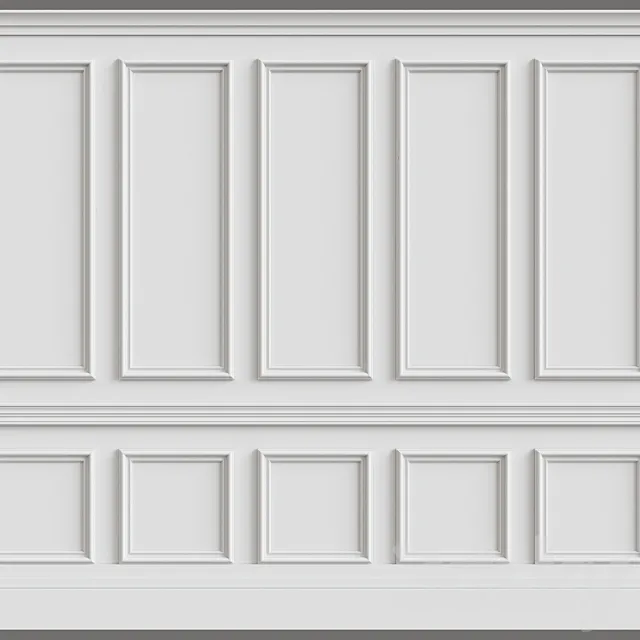 Wall molding 3D Model Wall molding 3D Model