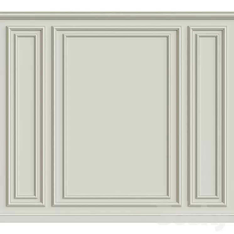 Wall molding 3D Model Wall molding 3D Model