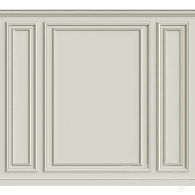 Wall molding 3DModel Wall molding 3DModel