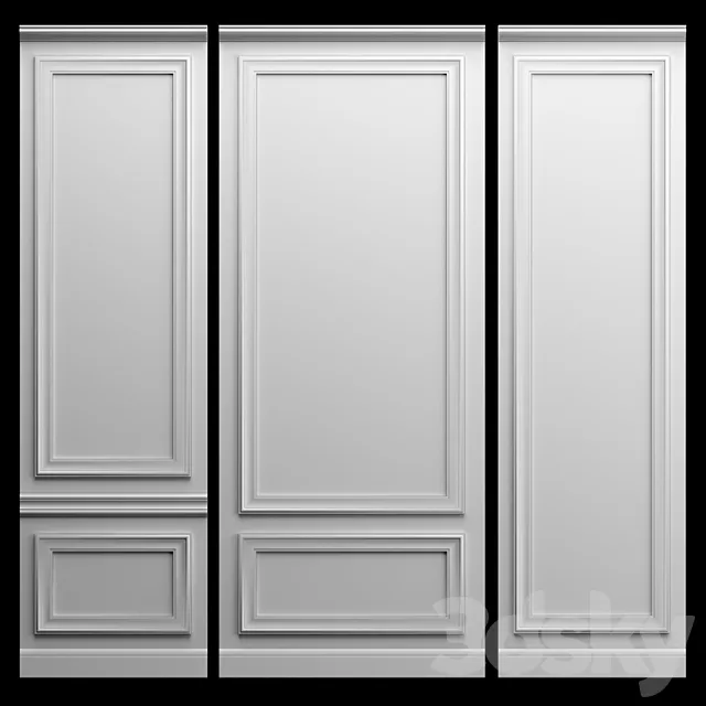 Wall molding 3DModel Wall molding 3DModel