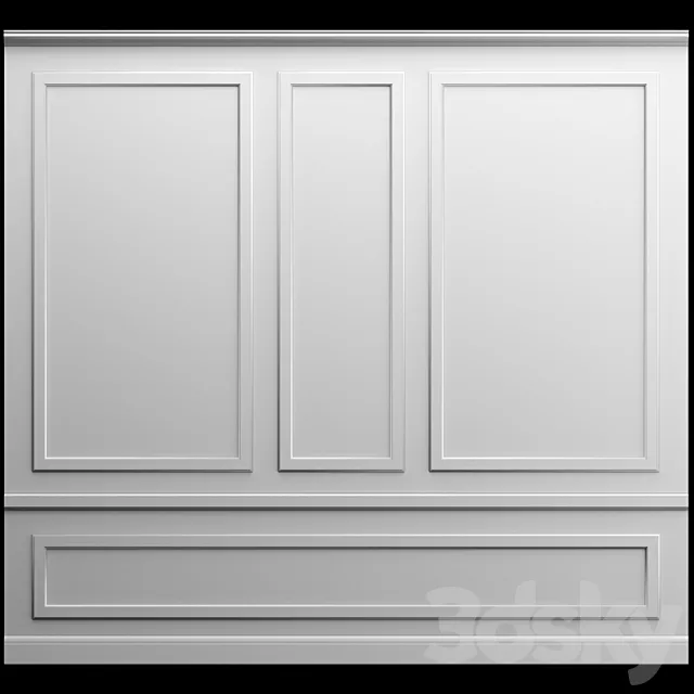 Wall molding 3DModel Wall molding 3DModel