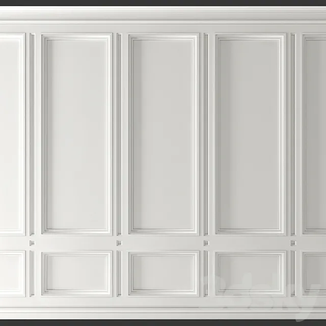 Wall molding 3DModel Wall molding 3DModel