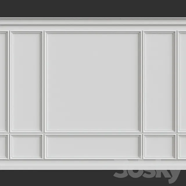 Wall molding 3DModel Wall molding 3DModel