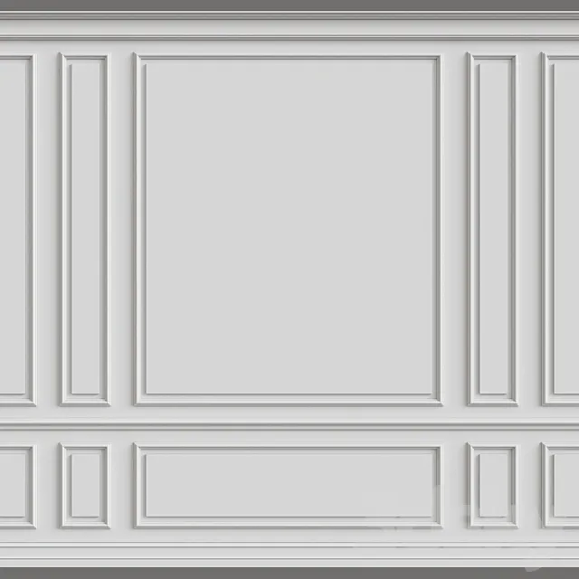 Wall molding 3DModel Wall molding 3DModel
