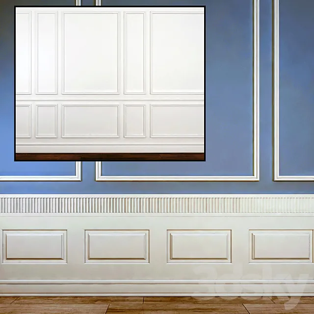 wall molding 3DModel wall molding 3DModel
