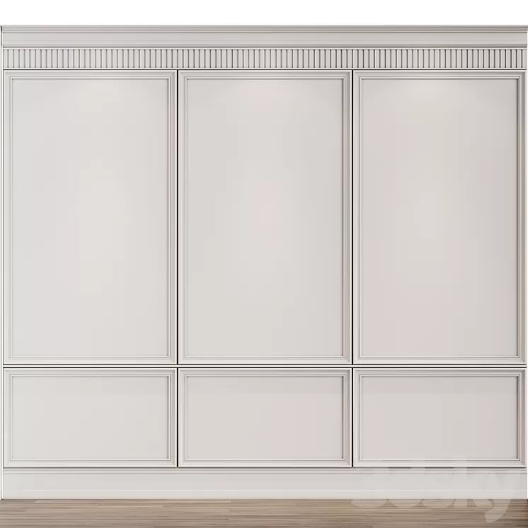 wall molding d7 3D Model Free Download wall molding d7 3D Model Free Download