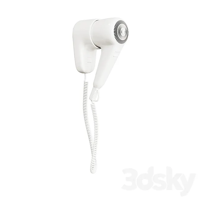 Wall mount hair dryer 3DModel
