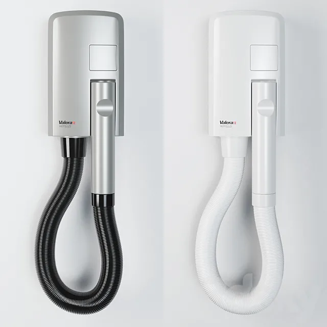 Wall-mounted hair dryer Valera Hotello 832.01 _ T 3D Model