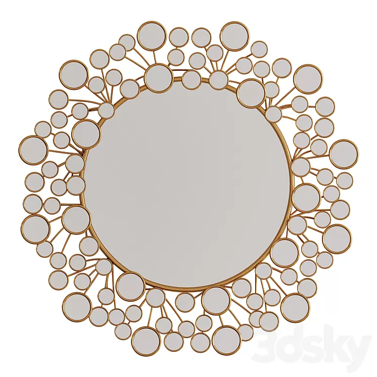 “Wall-mounted round “”Sunset Rose””” 3D Model