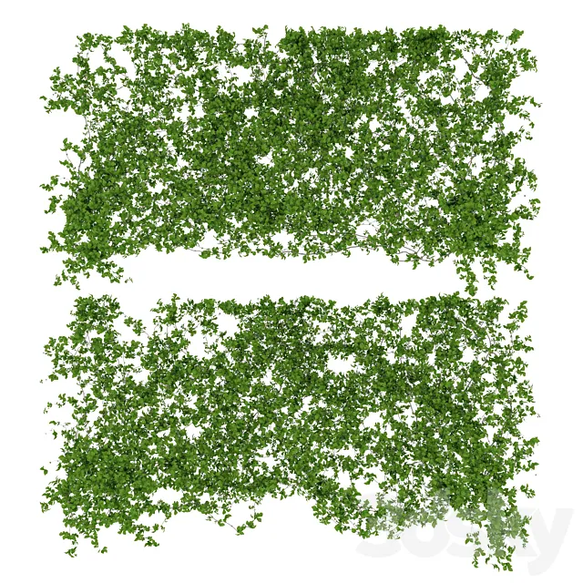 Wall of leaves 3DModel Wall of leaves 3DModel