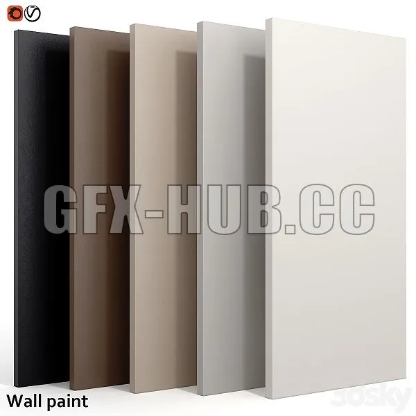 Wall Paint 3D Model Wall Paint 3D Model