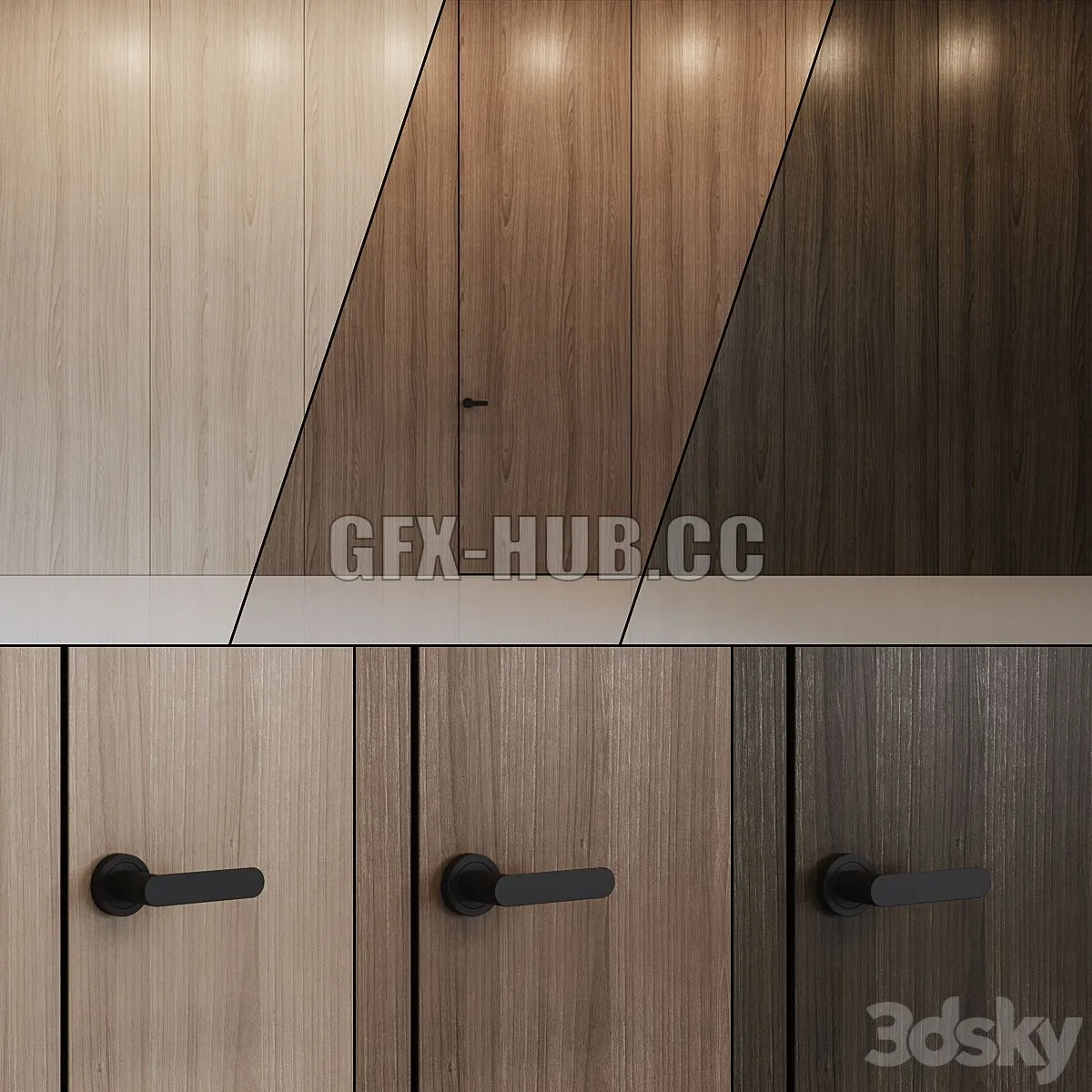 Wall Panel 001 3D Model