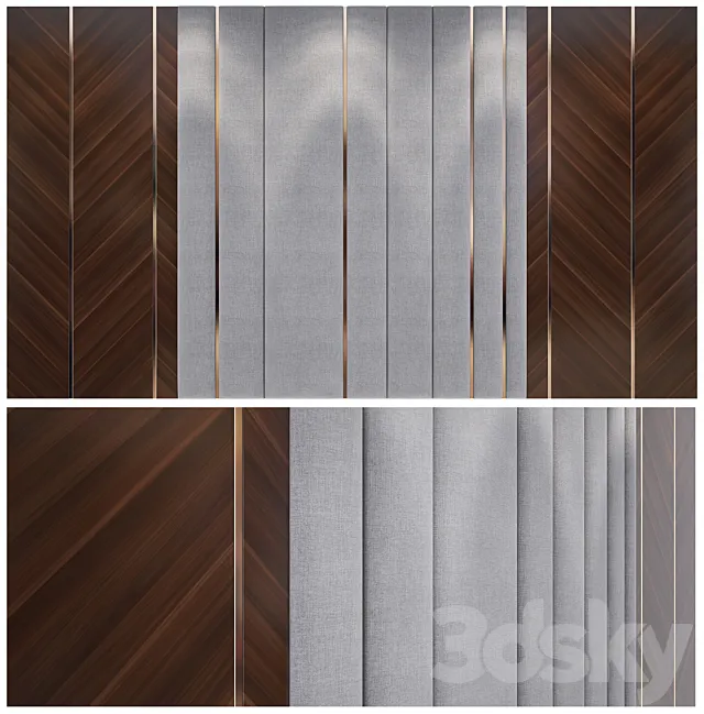 Wall panel 01 3D Model Wall panel 01 3D Model