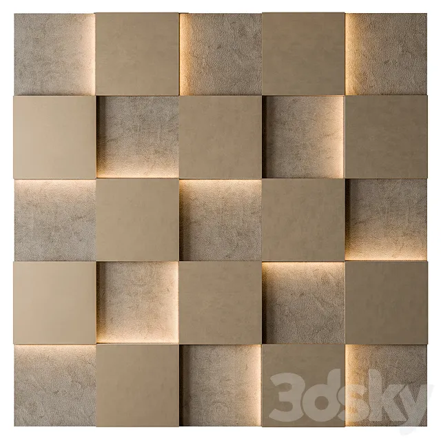 Wall Panel 02 3D Model