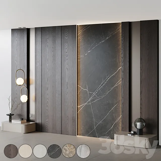 Wall panel 03 3D Model