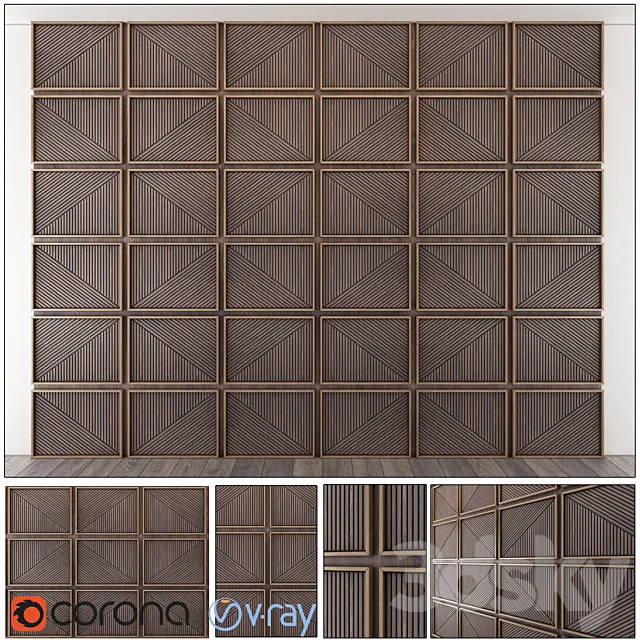 Wall Panel – 03 (Tbg) 3D Model