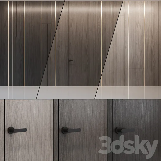 Wall Panel 07 (Muzafarov Collection) 3D Model Wall Panel 07 (Muzafarov Collection) 3D Model