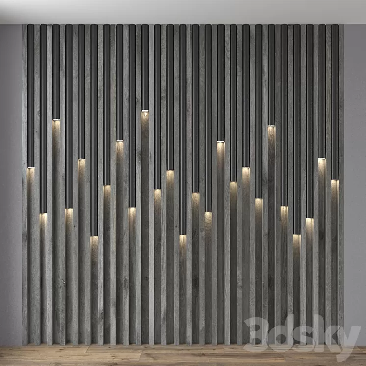 Wall panel 09 3D Model
