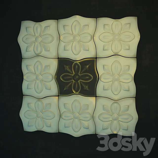 Wall panel 1 3D Model