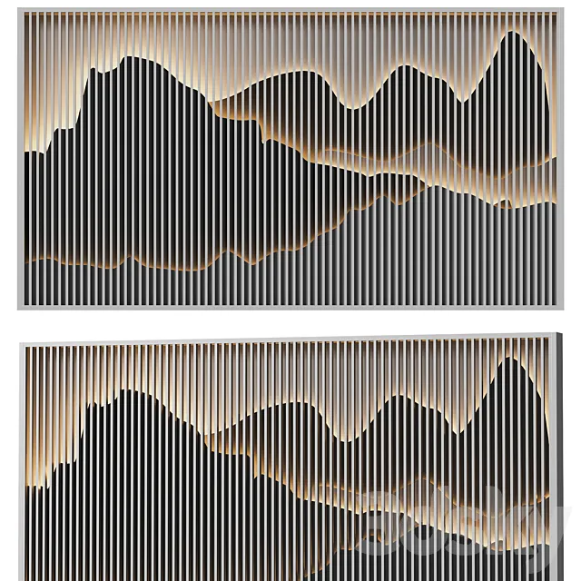 Wall panel 10 3D Model