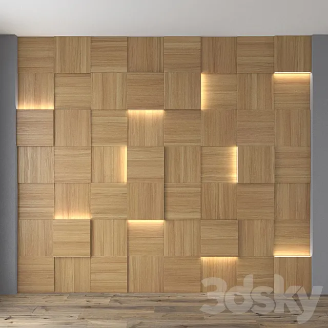Wall panel 10 3DModel