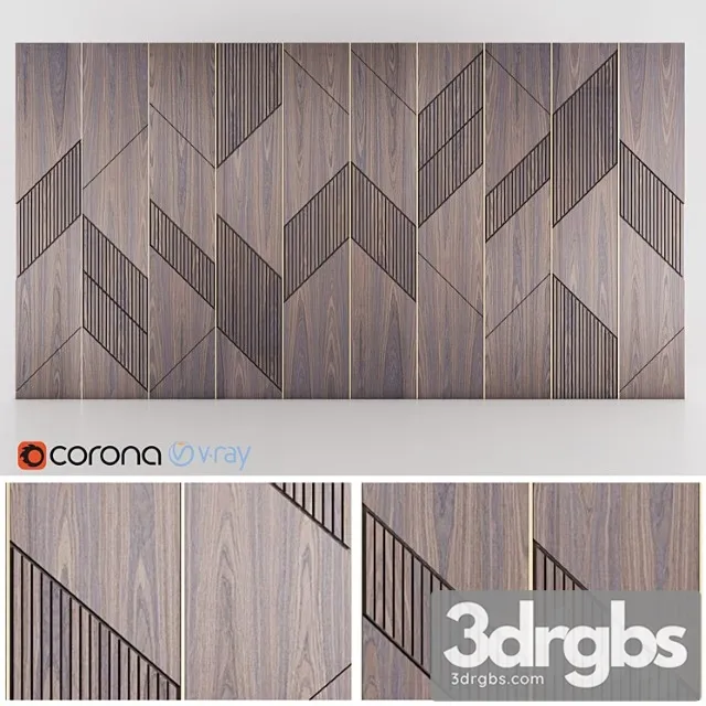Wall panel – 10 (tbg) 3D Model Download