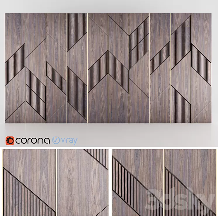 Wall Panel – 10 (Tbg) 3D Model