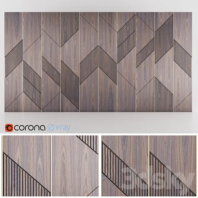 Wall Panel – 10 (Tbg) 3DModel