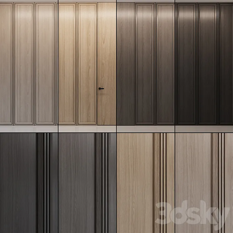 Wall Panel 12 (MC) 3D Model Free Download