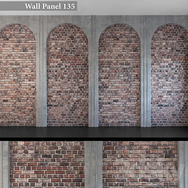 Wall Panel 135 3D Model Wall Panel 135 3D Model