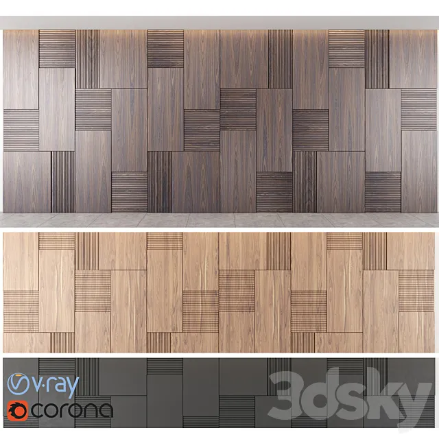 Wall Panel -15 3D Model