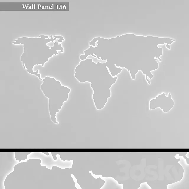 Wall Panel 156 3D Model