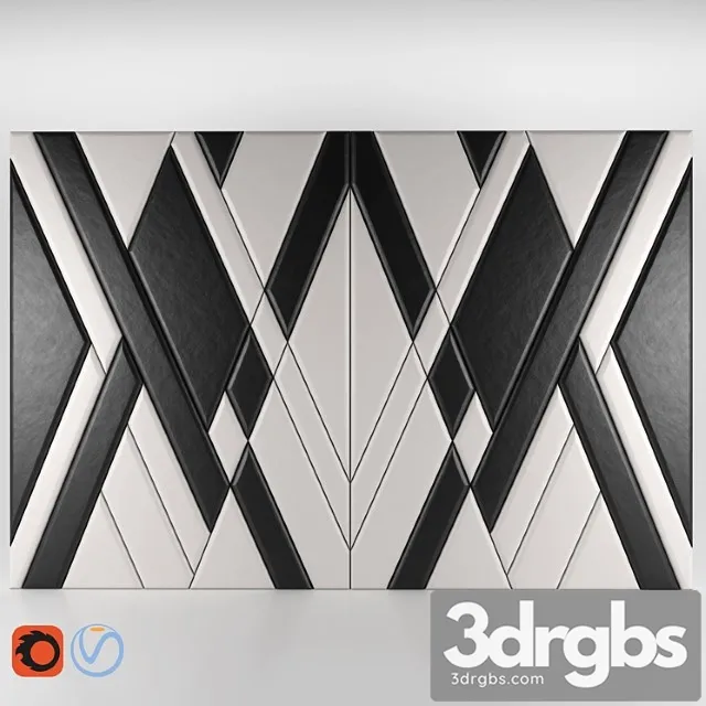 Wall panel 17 3D Model Download