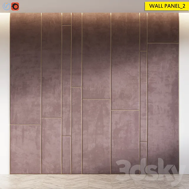 Wall Panel 2 3D Model