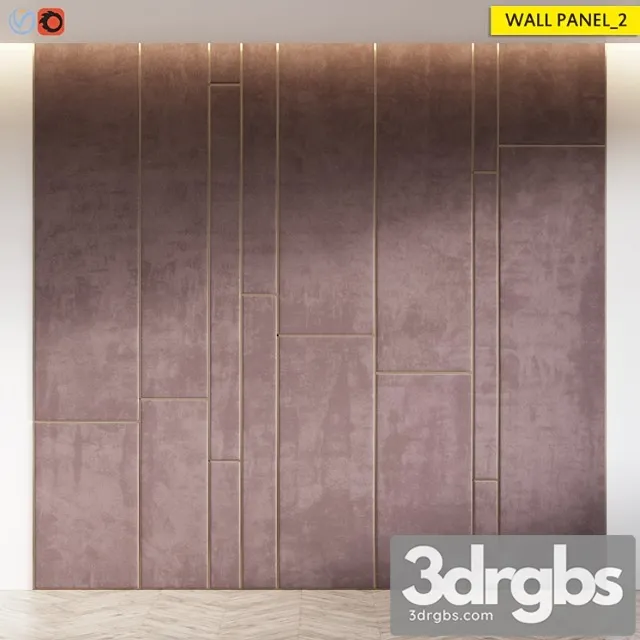 Wall panel 2 3D Model Download