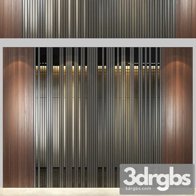 Wall Panel 21 3 3D Model Download