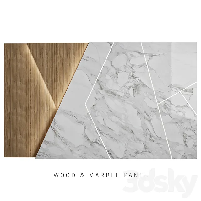 Wall Panel 22 3D Model Wall Panel 22 3D Model