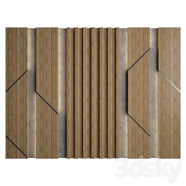Wall Panel 24 3D Model Wall Panel 24 3D Model