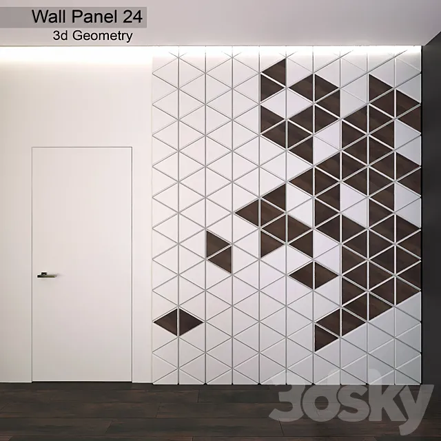 Wall Panel 24 3D Model Wall Panel 24 3D Model