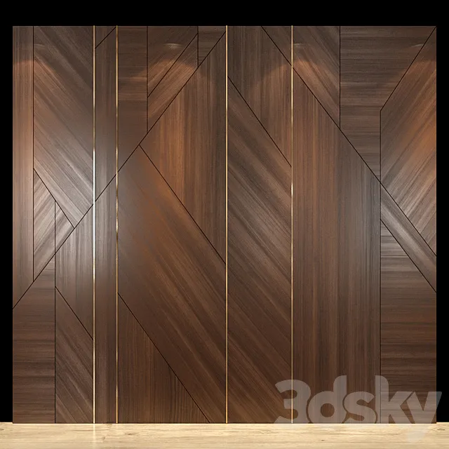 Wall Panel 25 3D Model Wall Panel 25 3D Model