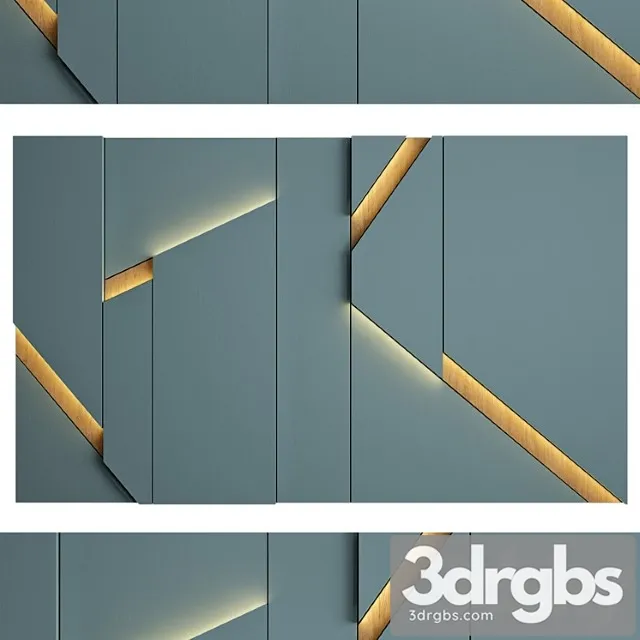 Wall panel 34 3D Model Download