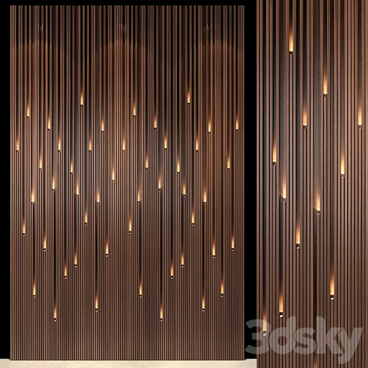 Wall Panel 37 3D Model Wall Panel 37 3D Model