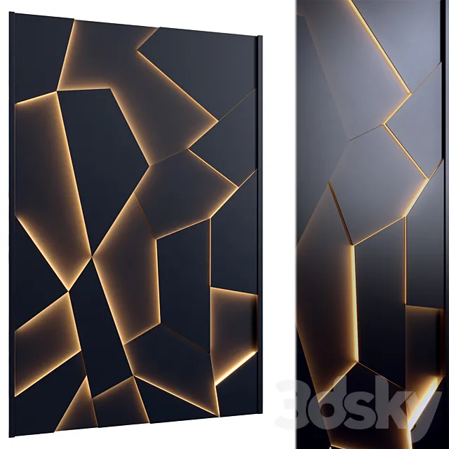 Wall panel 3D Model