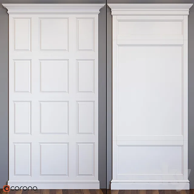 Wall panel 3D Model Wall panel 3D Model