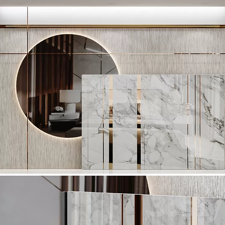 Wall panel 3D Model Wall panel 3D Model